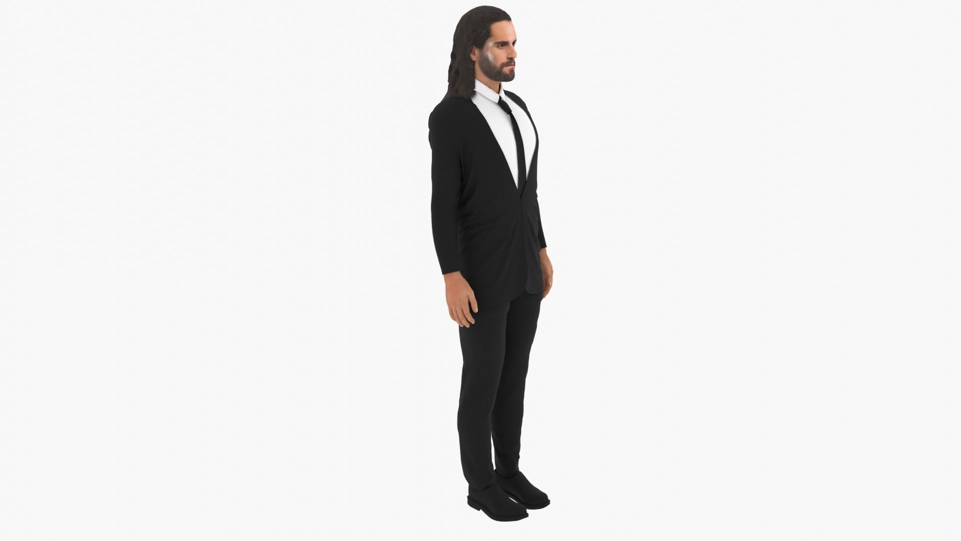 Seth Rollins Low-poly 3D model_6