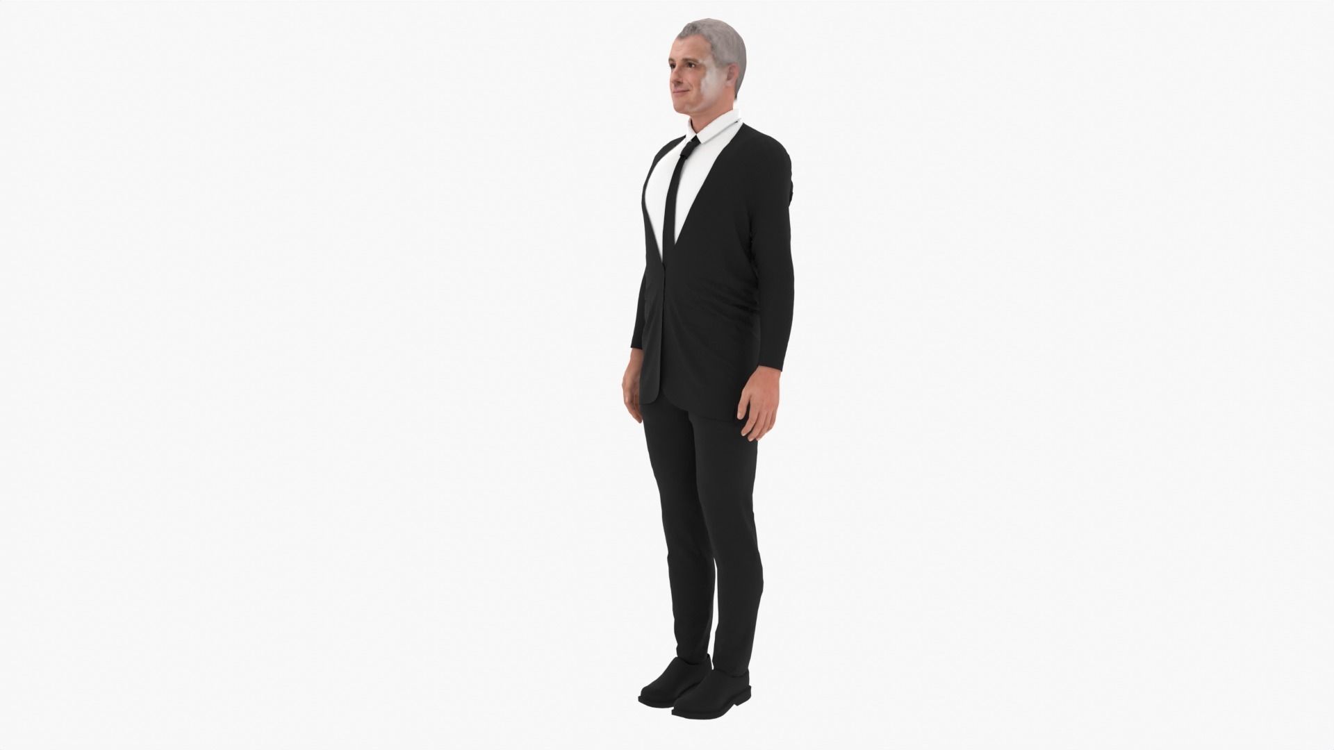 Shane McMahon Low-poly 3D model_4