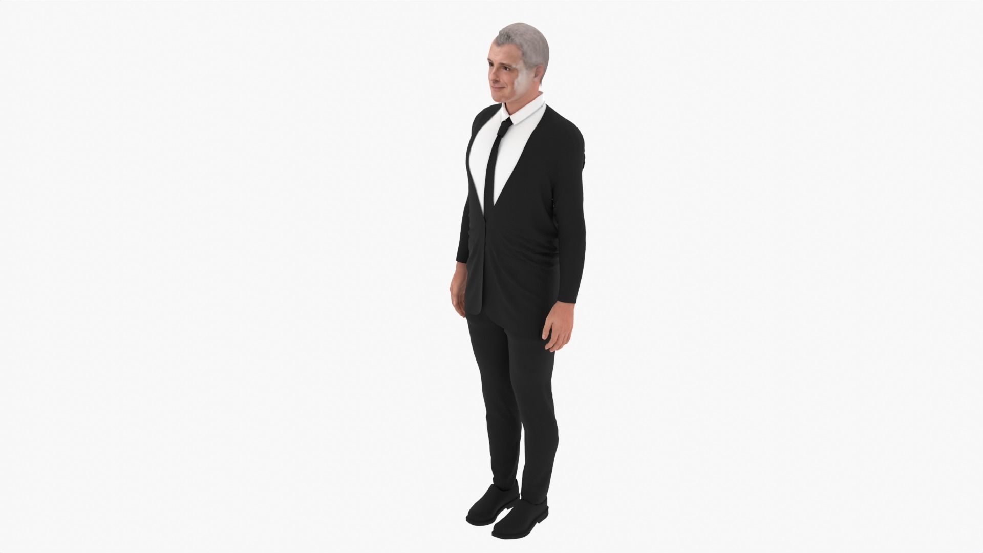 Shane McMahon Low-poly 3D model_2