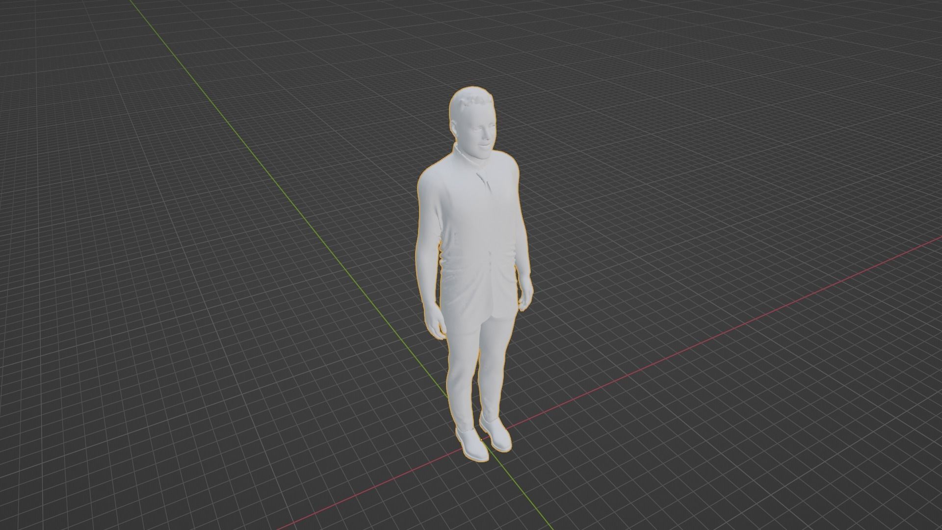 Sheamus man in tuxedo Low-poly 3D model_7