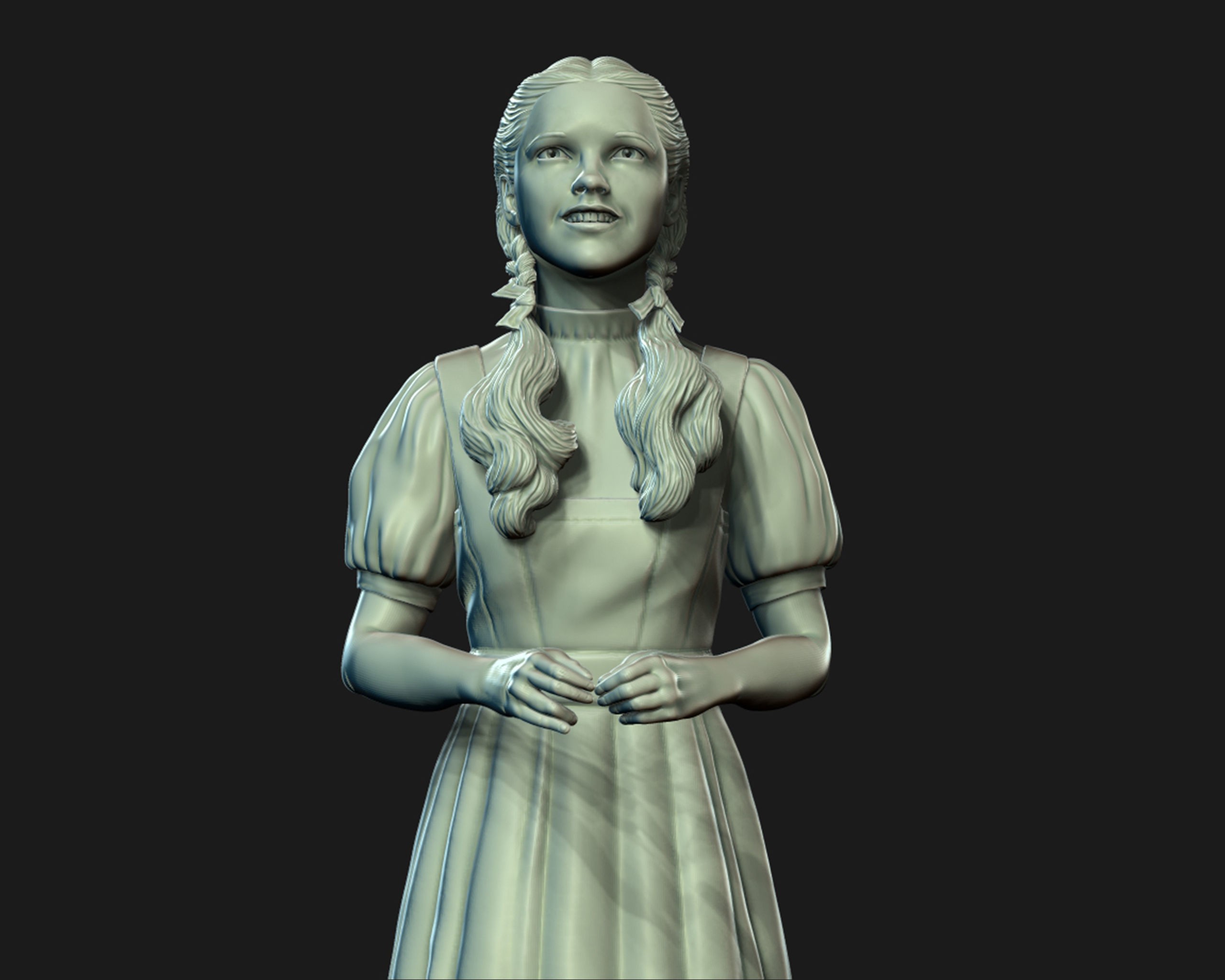 Dorothy Gale sculpture 3D print model_18