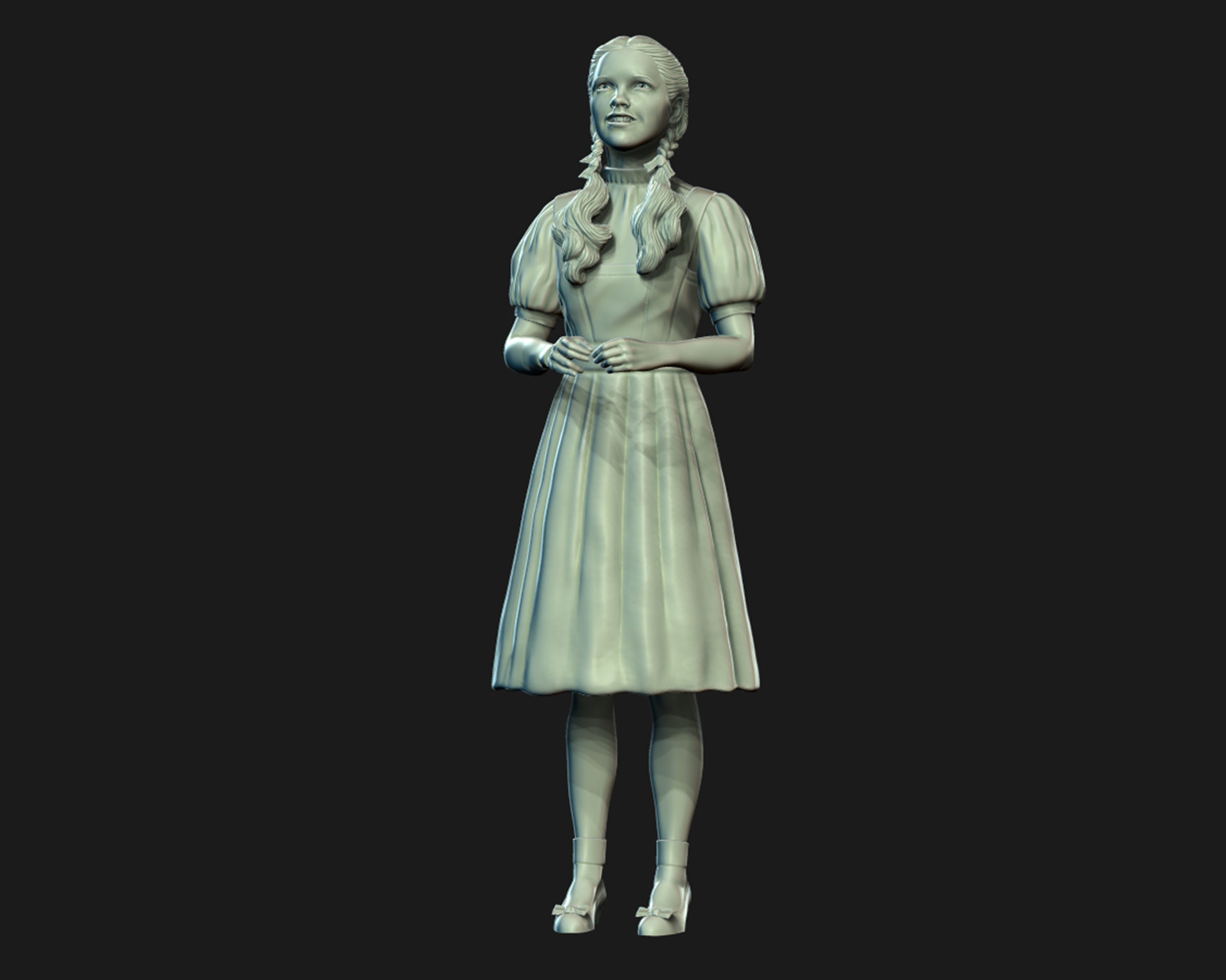 Dorothy Gale sculpture 3D print model_17