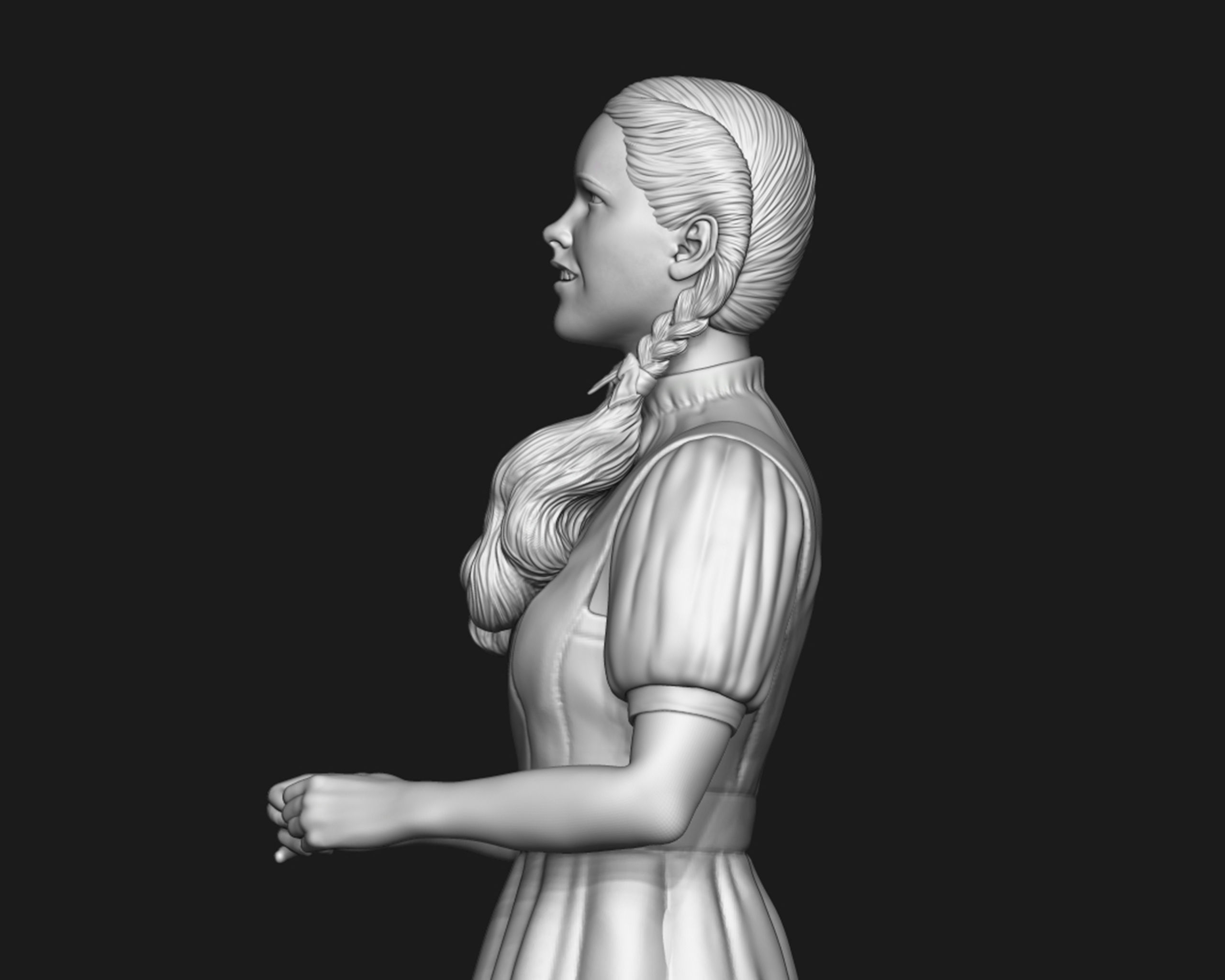 Dorothy Gale sculpture 3D print model_22