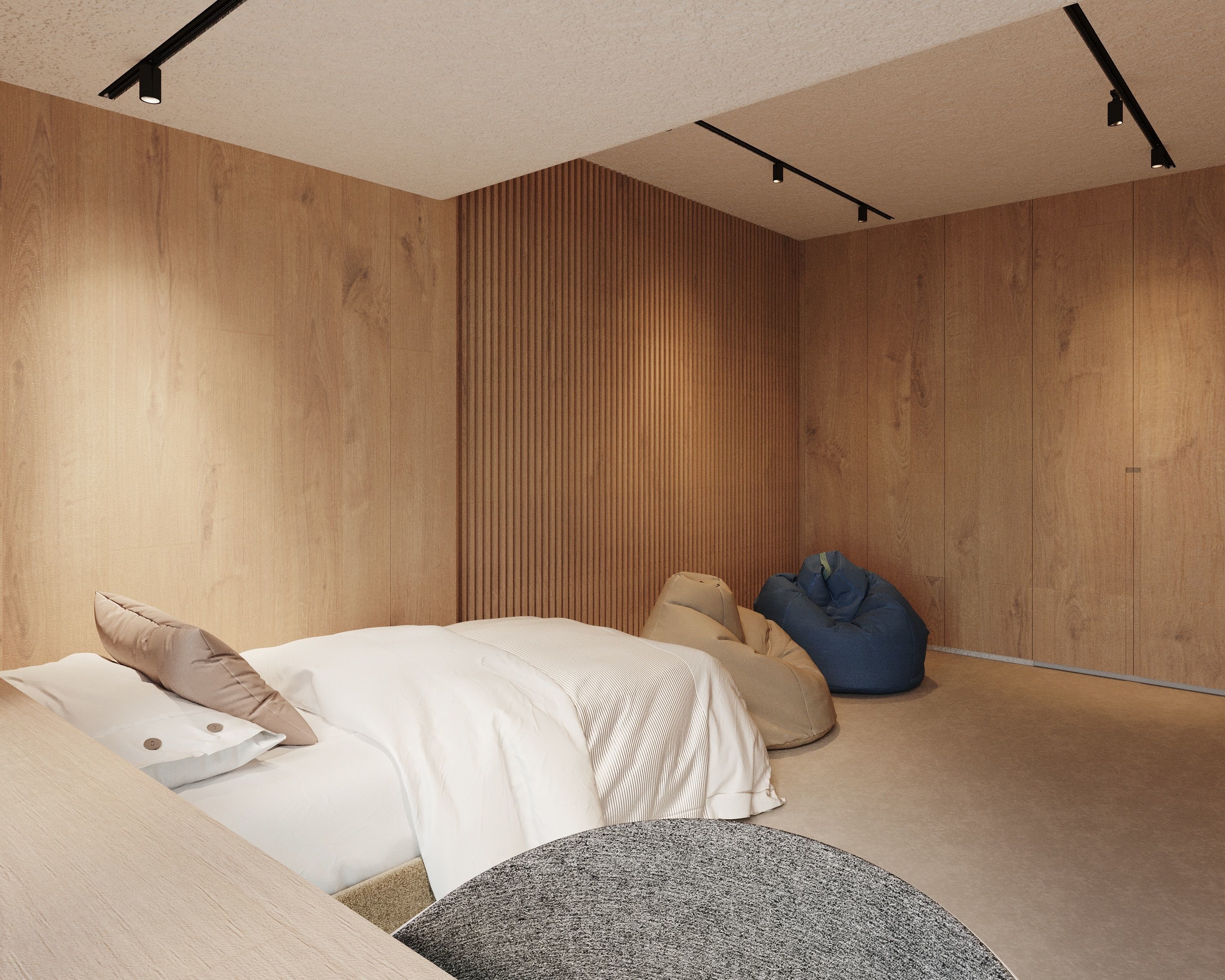 Modern apartment interior scene for 3d max model 3D model_12