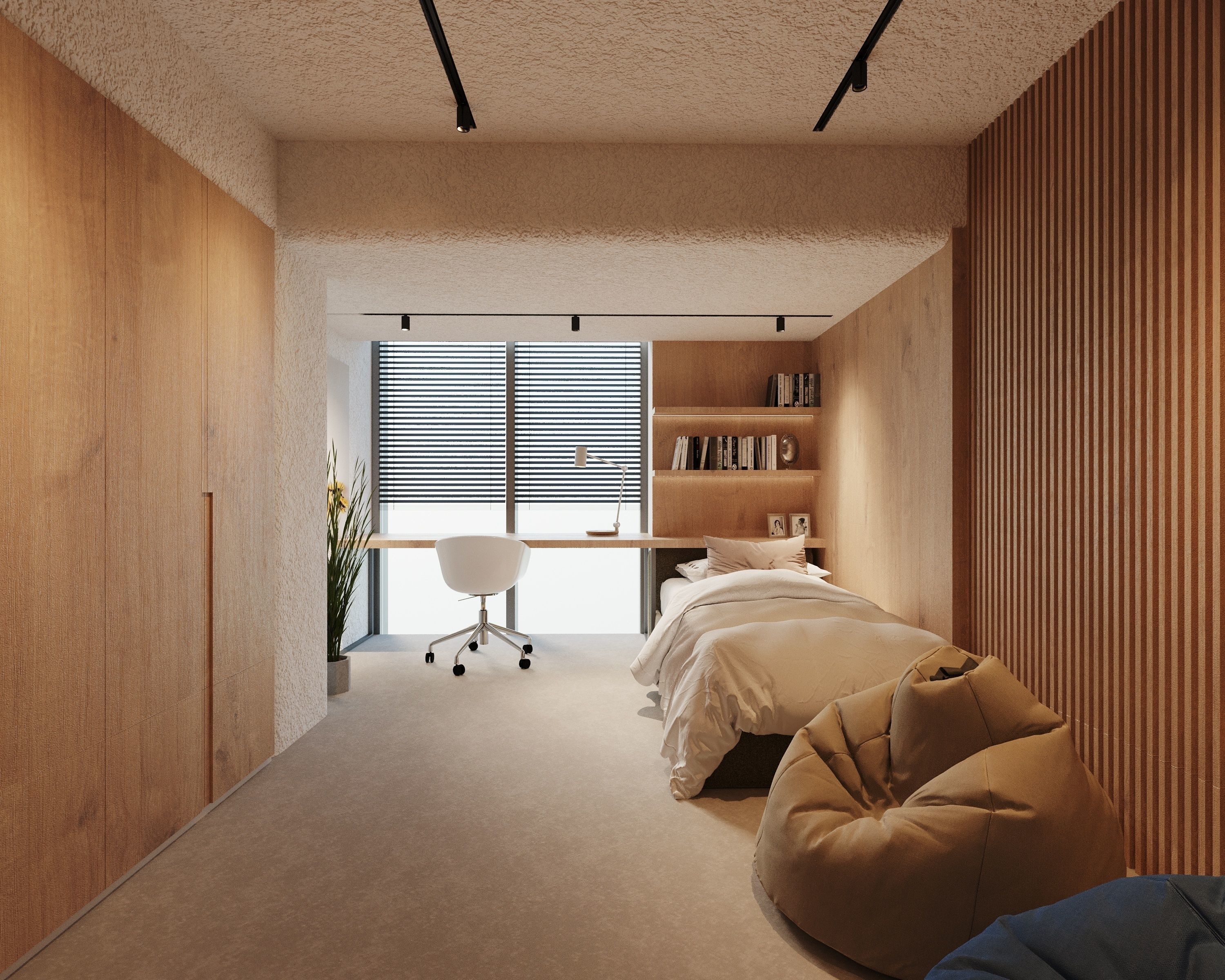 Modern apartment interior scene for 3d max model 3D model_11