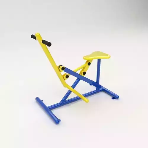 Outdoor gym equipment - Horse Rider 3D model