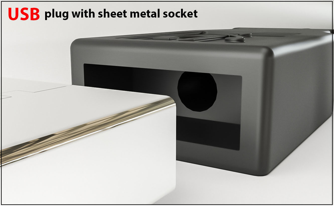 3d USB model Original Sizes Clear Model 3D print model 3D print model_4