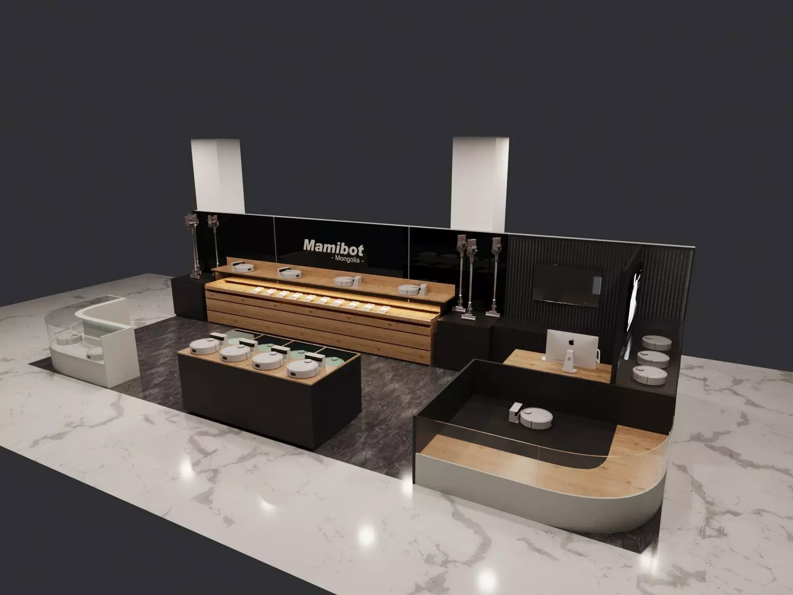 small mami pot store full scene 3d max model 3D model_0