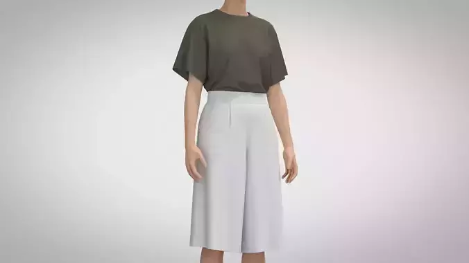 Dolman T and Culotte 3D model