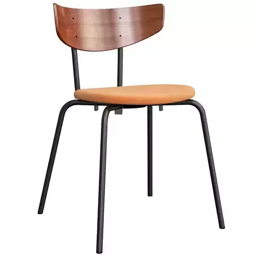 LaLume-ST00254 dining chair with wooden seat and frame