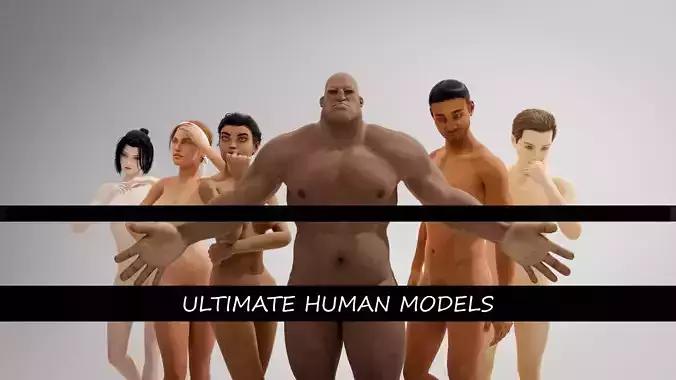 Ultimate Diverse Human Models - Male and Female 3D model
