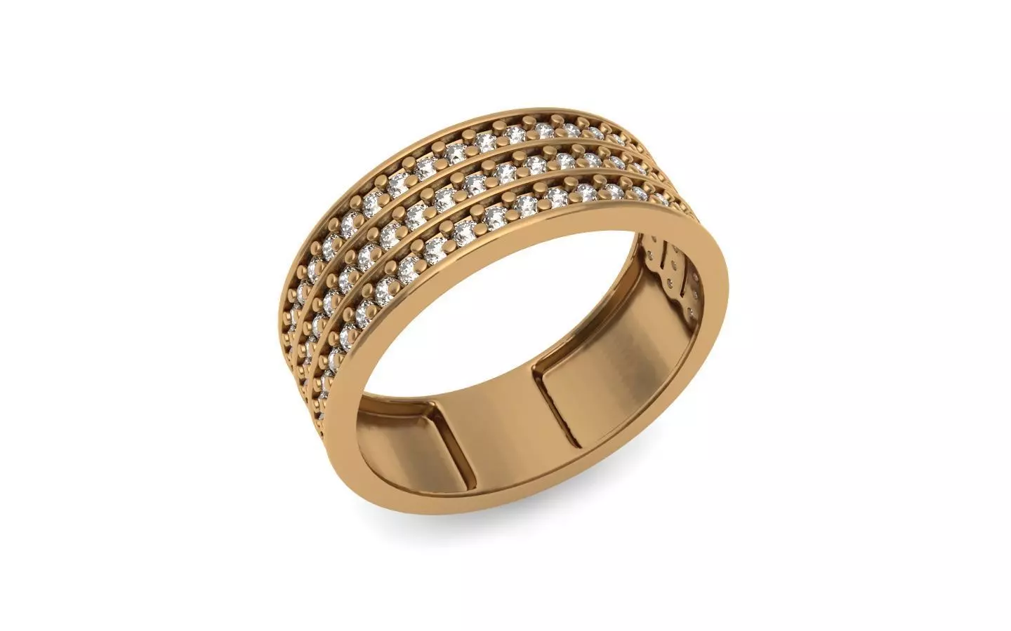 Fully printable ring model 004 3D print model