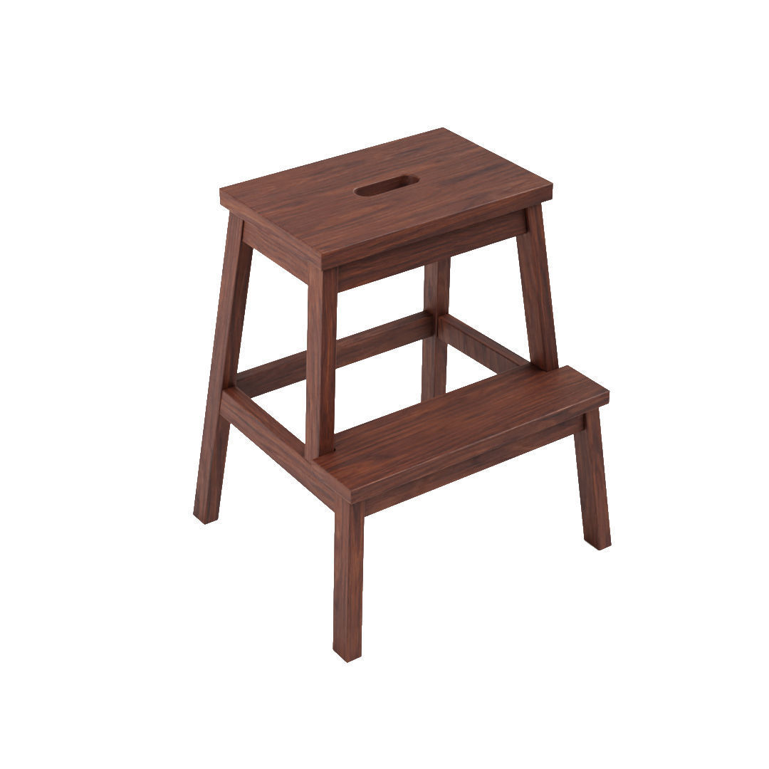 BEKVAM Ikea Stepladder 3D model_3