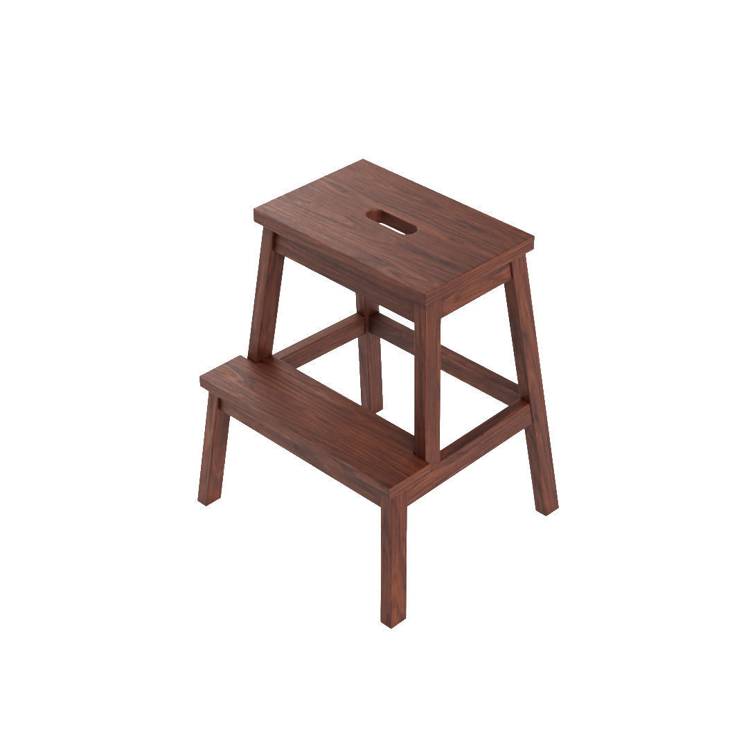 BEKVAM Ikea Stepladder 3D model_2