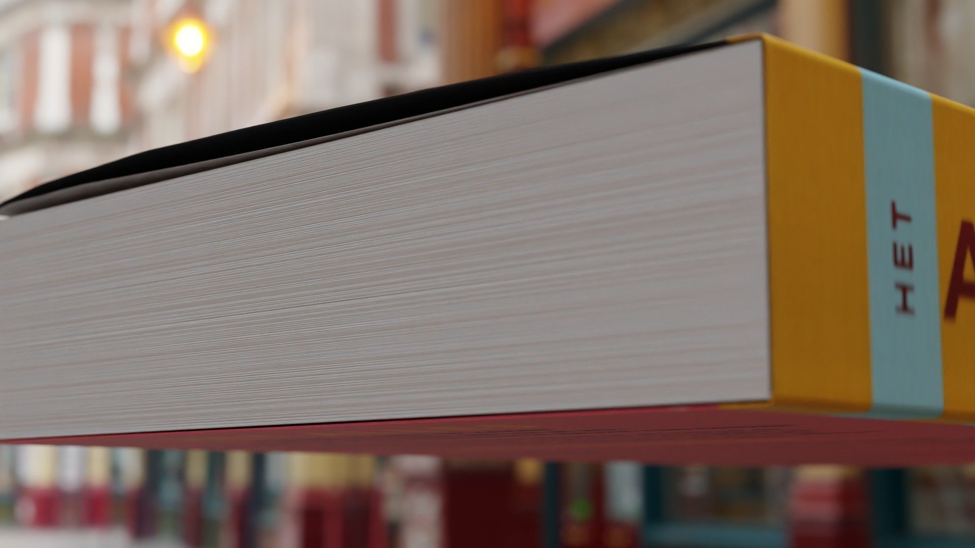 Textured Book in three variations 3D model_4