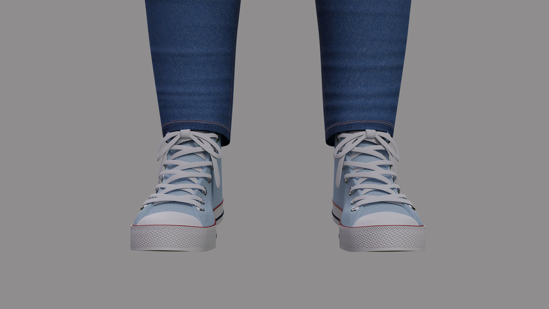 Teen Stylized Girl Rigged Low-poly 3D model_32