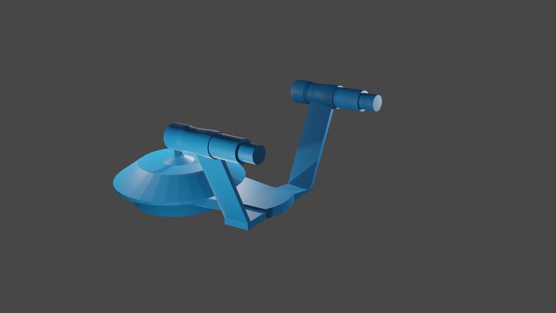Blue ship 3D model_10