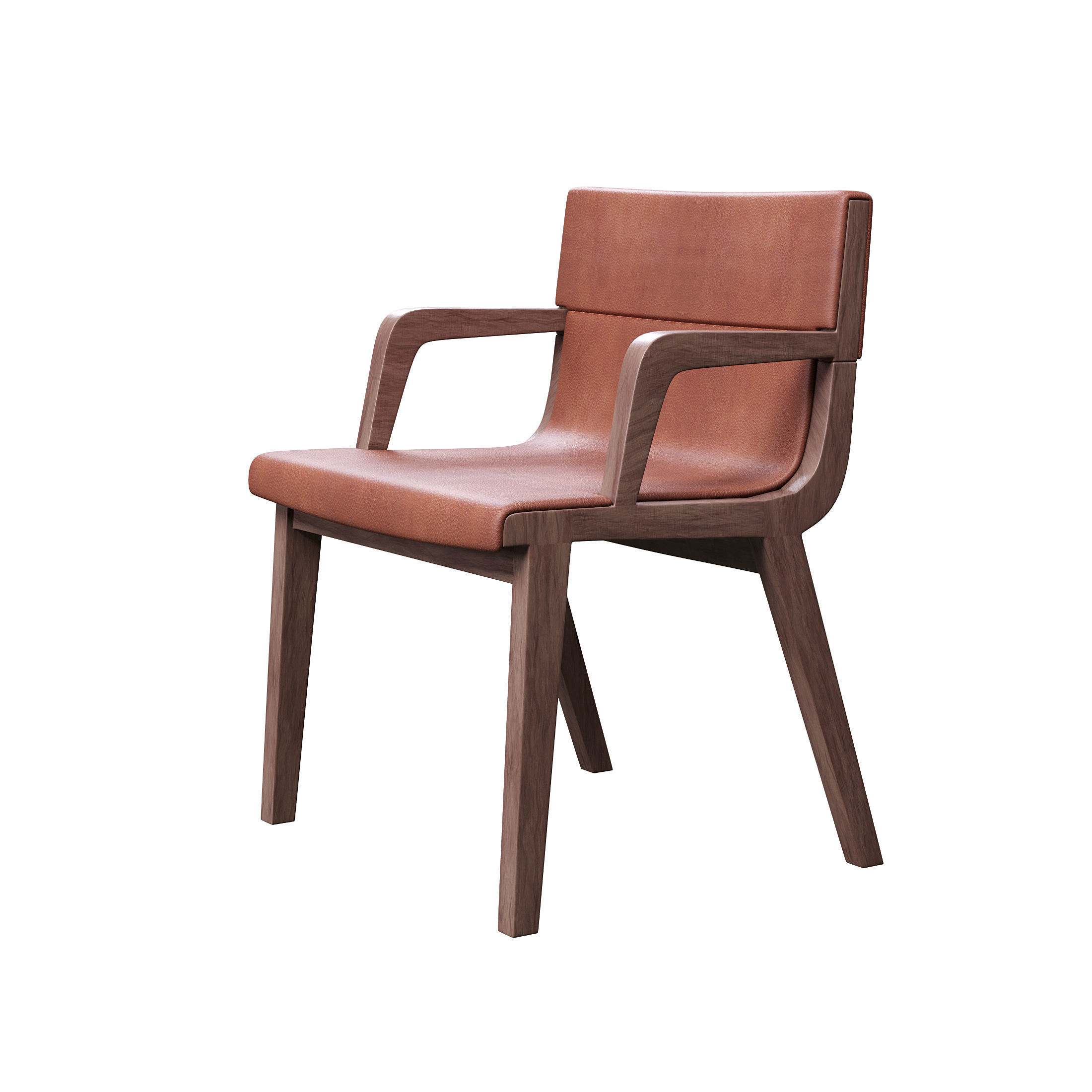 ACANTO ARMCHAIR Low-poly 3D model_5