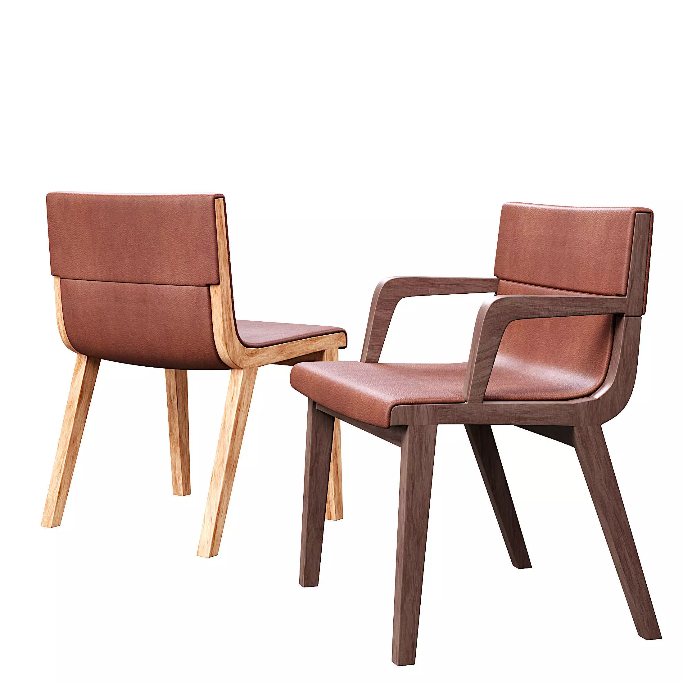 ACANTO ARMCHAIR Low-poly 3D model_0