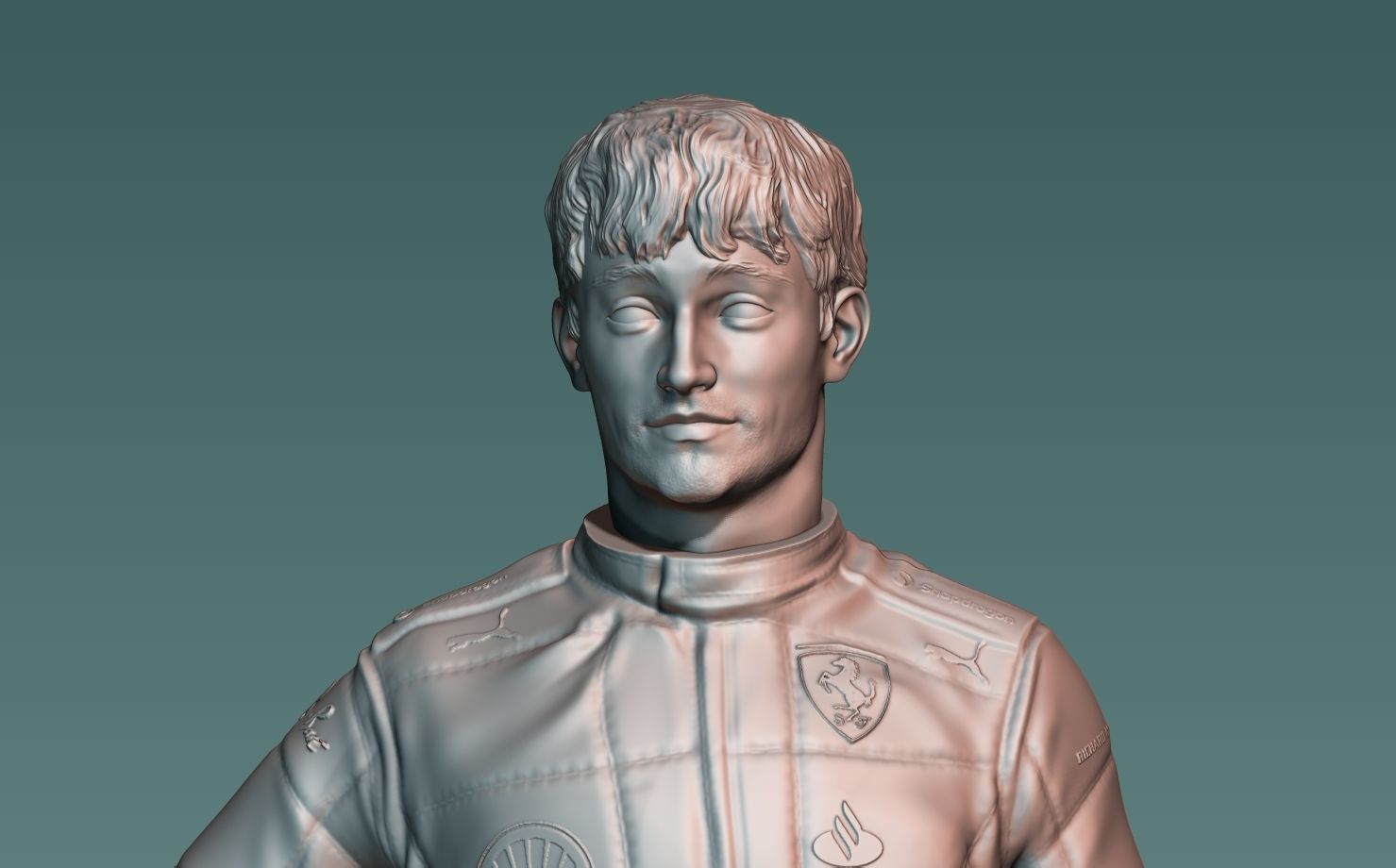 Charles Leclerc 3D print model_8