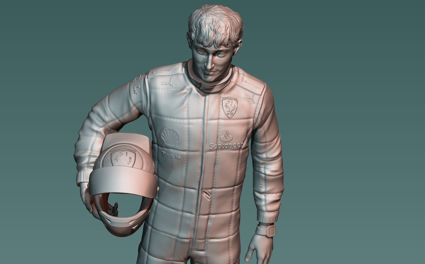 Charles Leclerc 3D print model_6