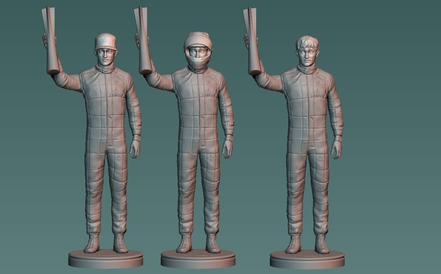 Charles Leclerc 3D print model_3