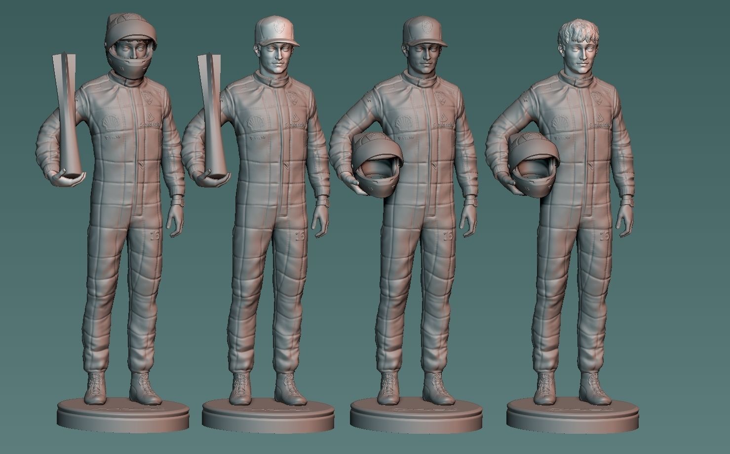 Charles Leclerc 3D print model_1