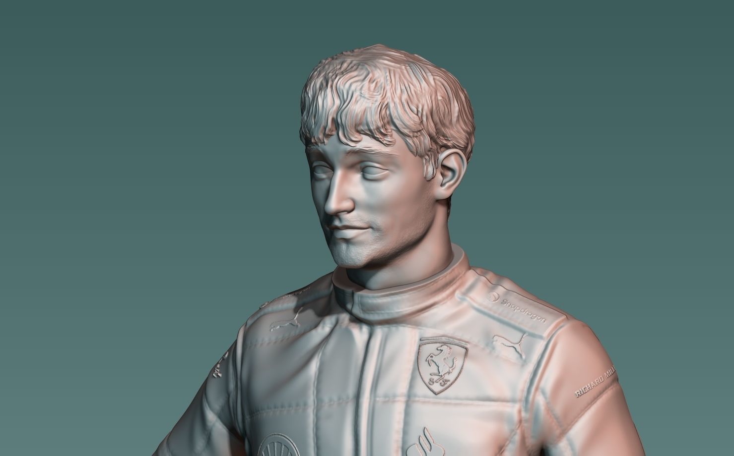 Charles Leclerc 3D print model_7