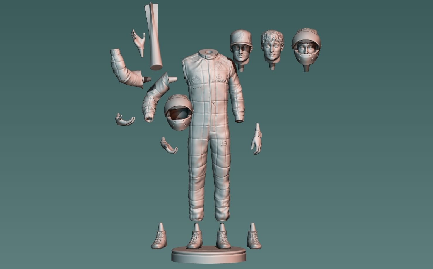 Charles Leclerc 3D print model_19