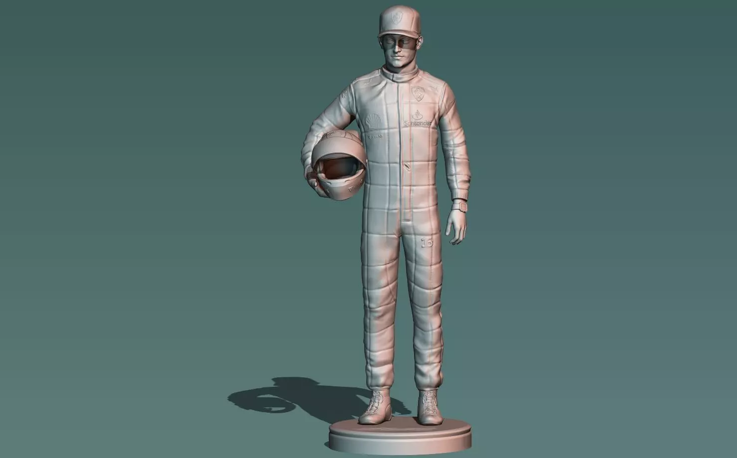 Charles Leclerc 3D print model_0