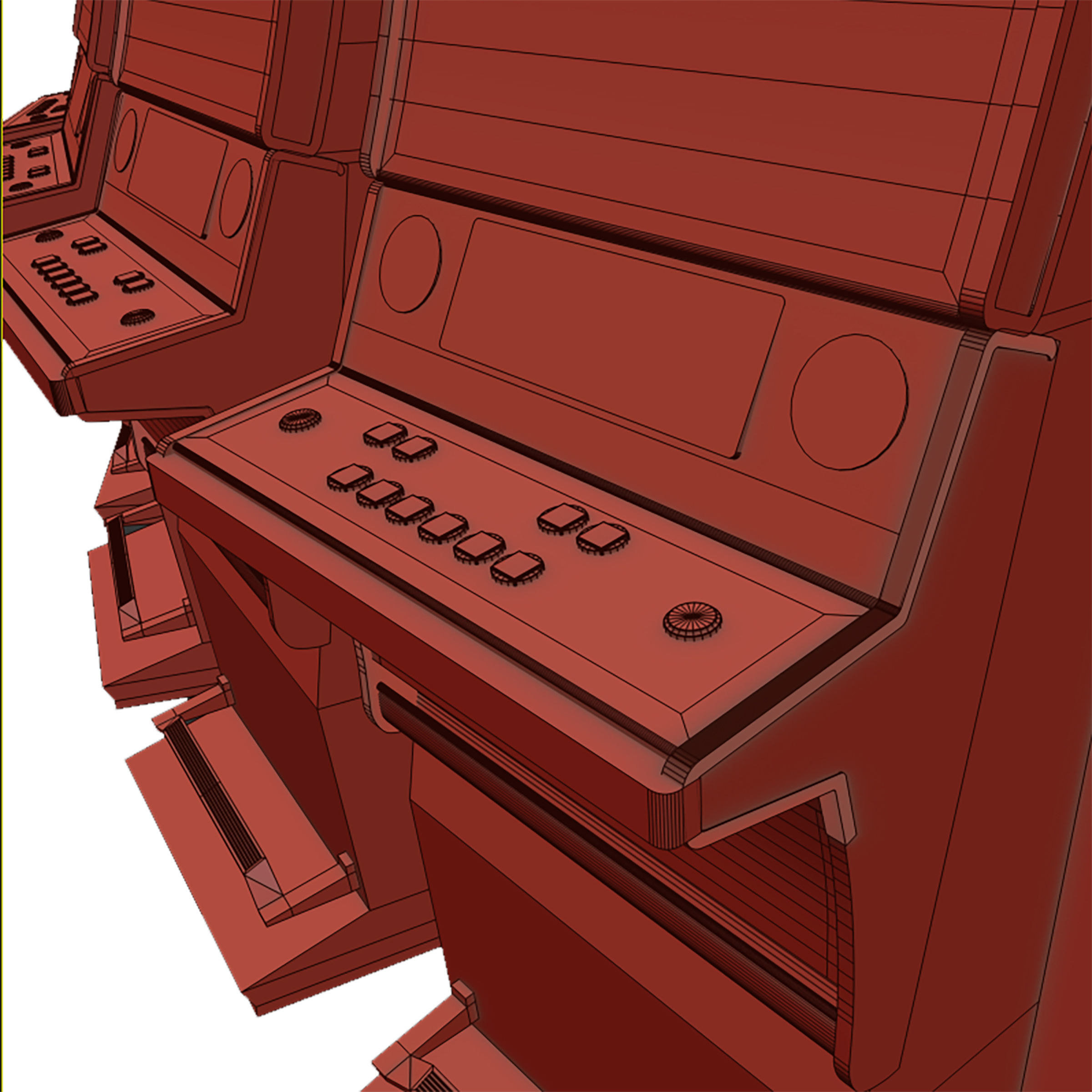 APEX CLOVER GRAND JACKPOT CASINO SLOT MACHINE 3D model_7