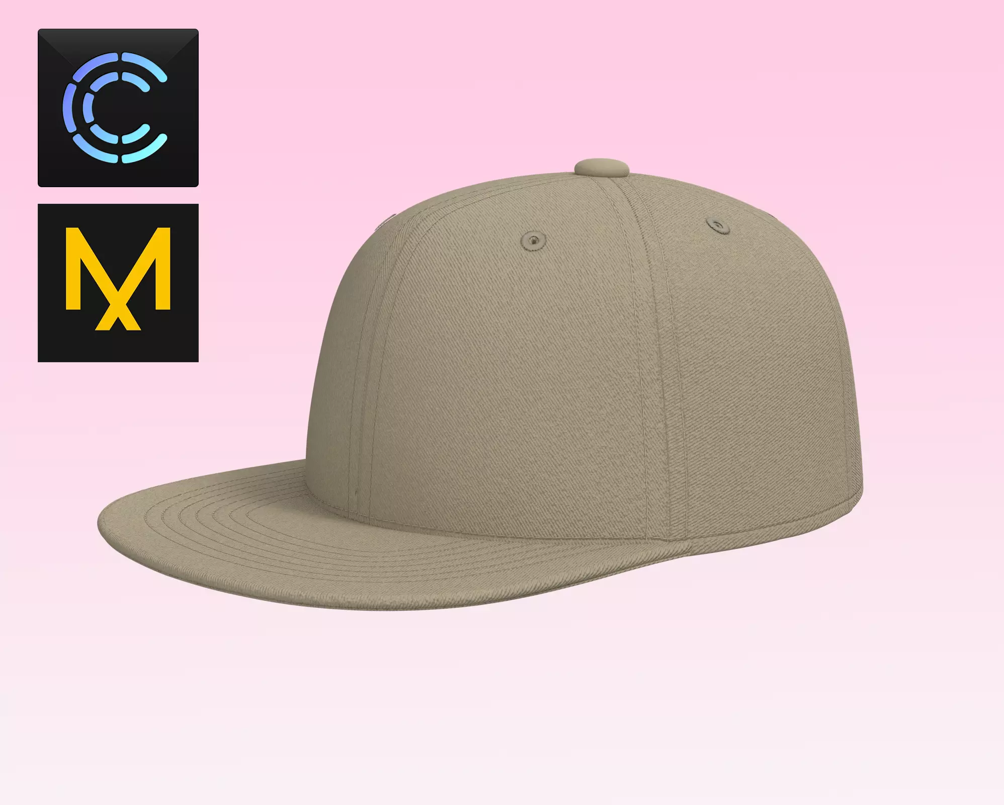 Cap Baseball 3D model
