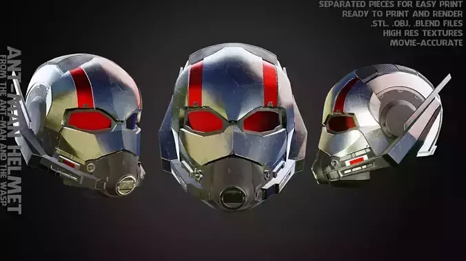 Ant-Man Helmet for Cosplay  3D print model