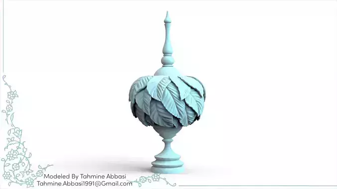 Ornamental carved decorative accessory - Home decor for CNC