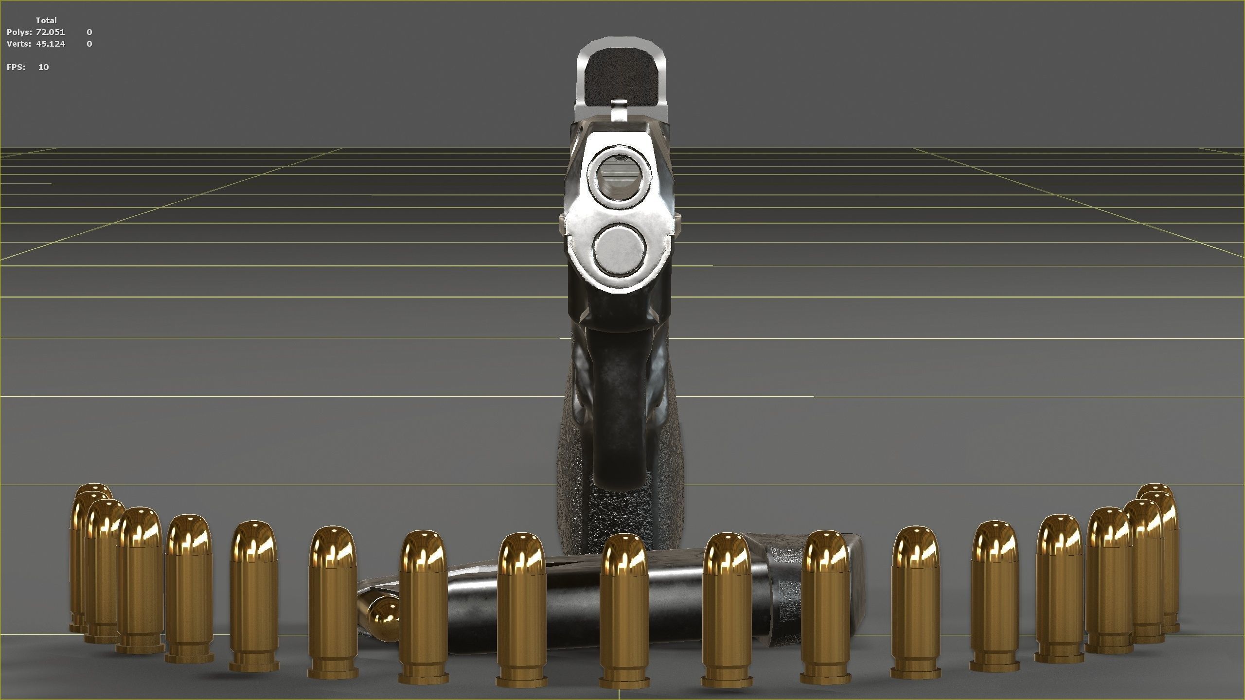 Kimber R7-Mako Low-poly 3D model_26