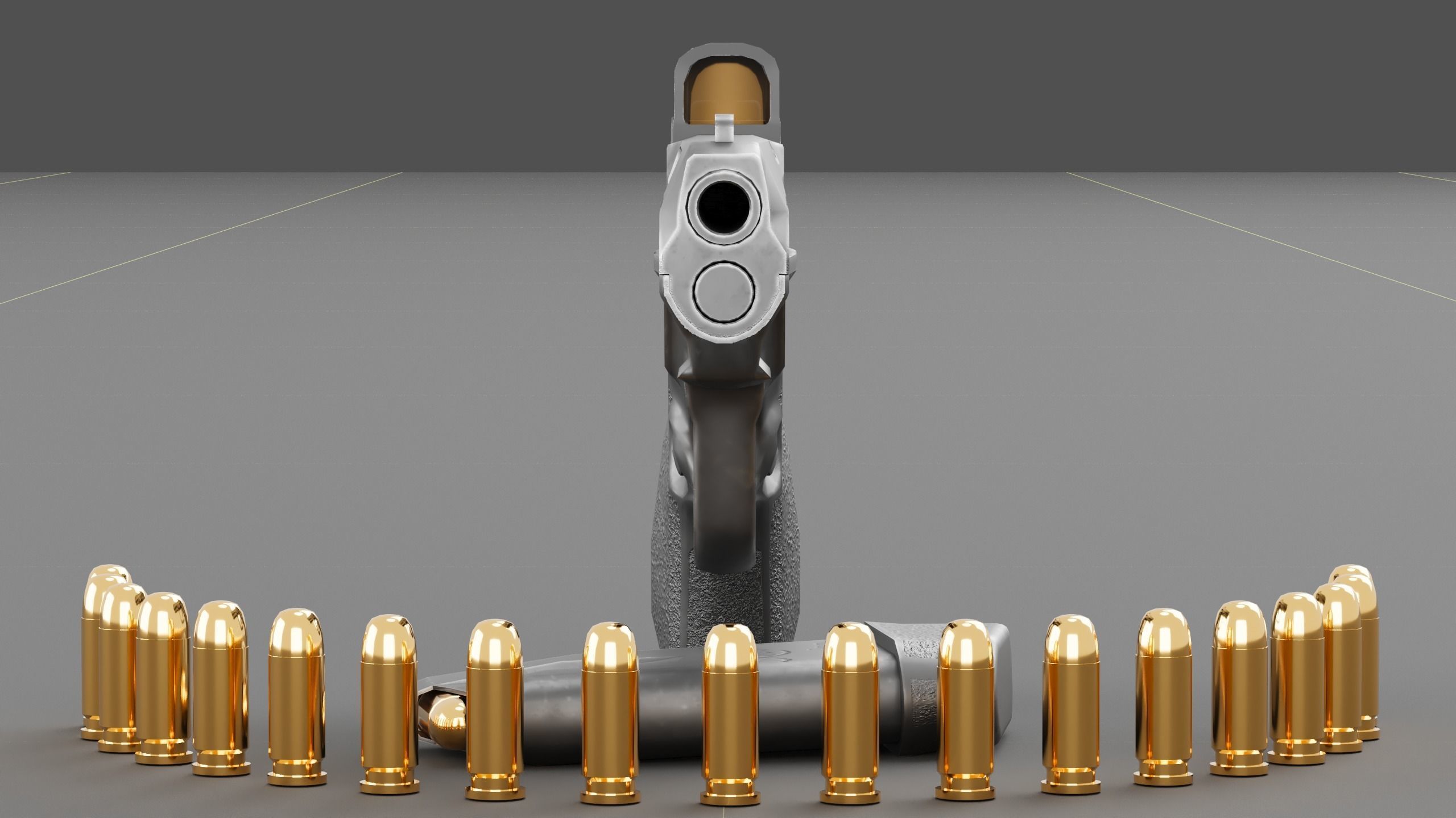 Kimber R7-Mako Low-poly 3D model_4
