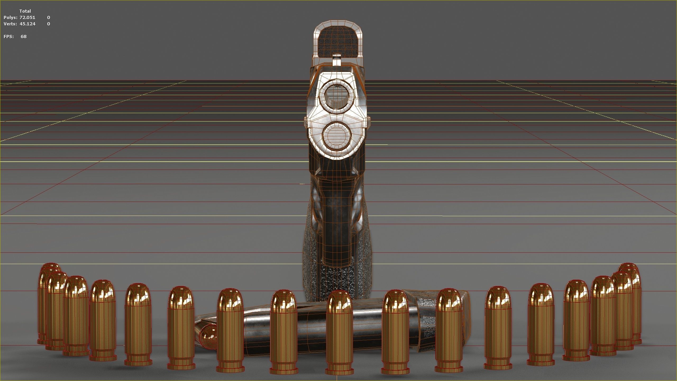 Kimber R7-Mako Low-poly 3D model_27