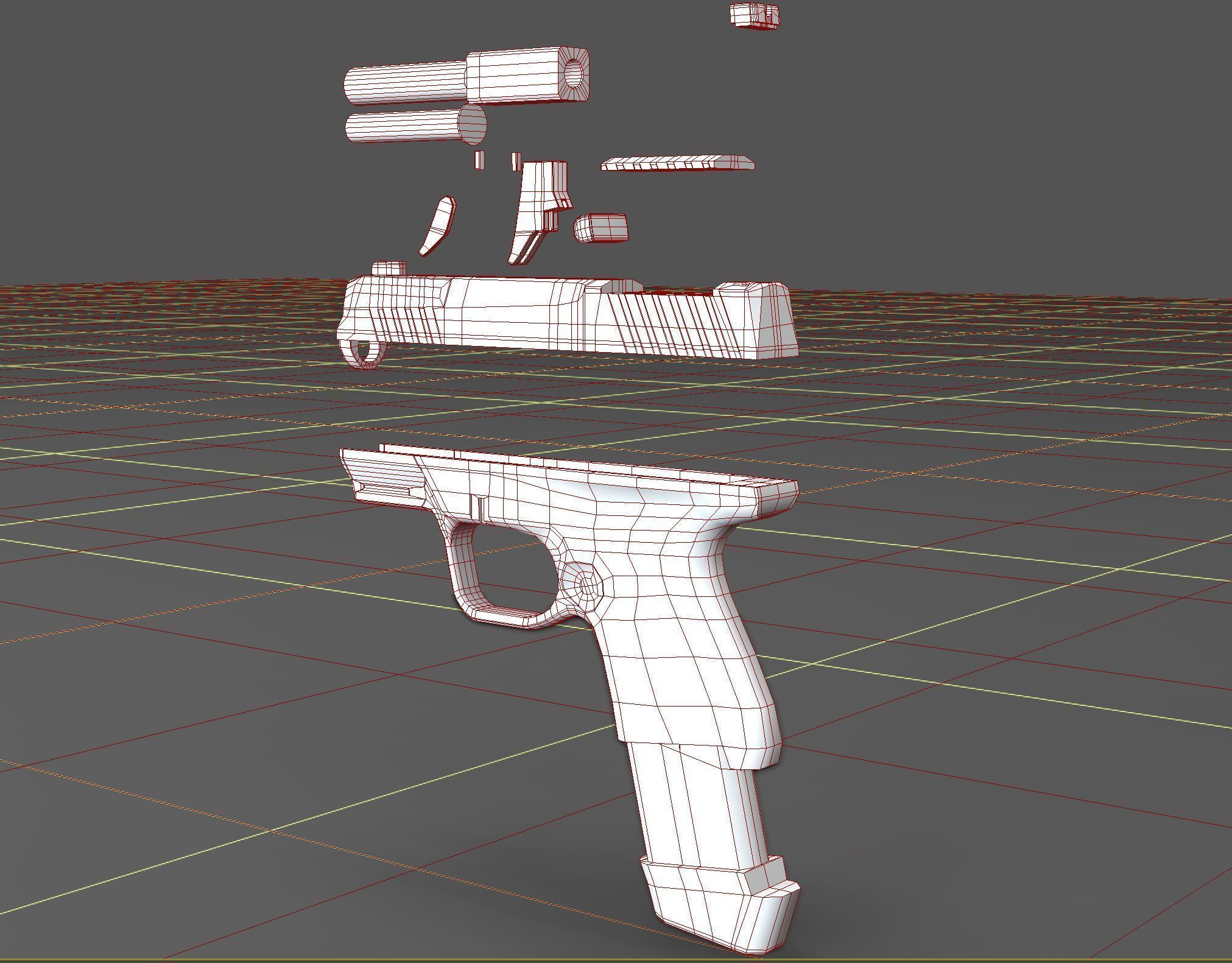 Kimber R7-Mako Low-poly 3D model_17