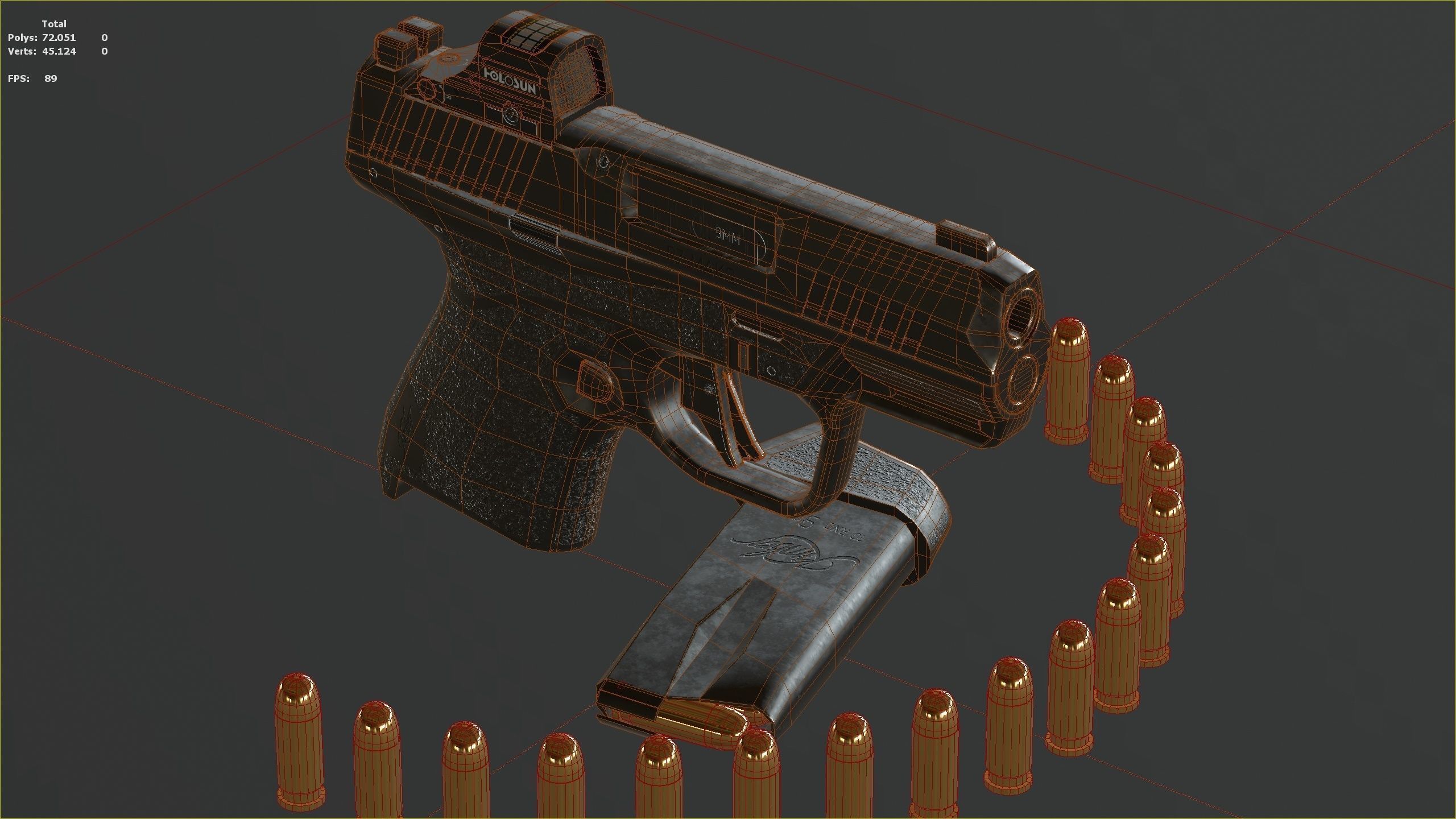 Kimber R7-Mako Low-poly 3D model_25