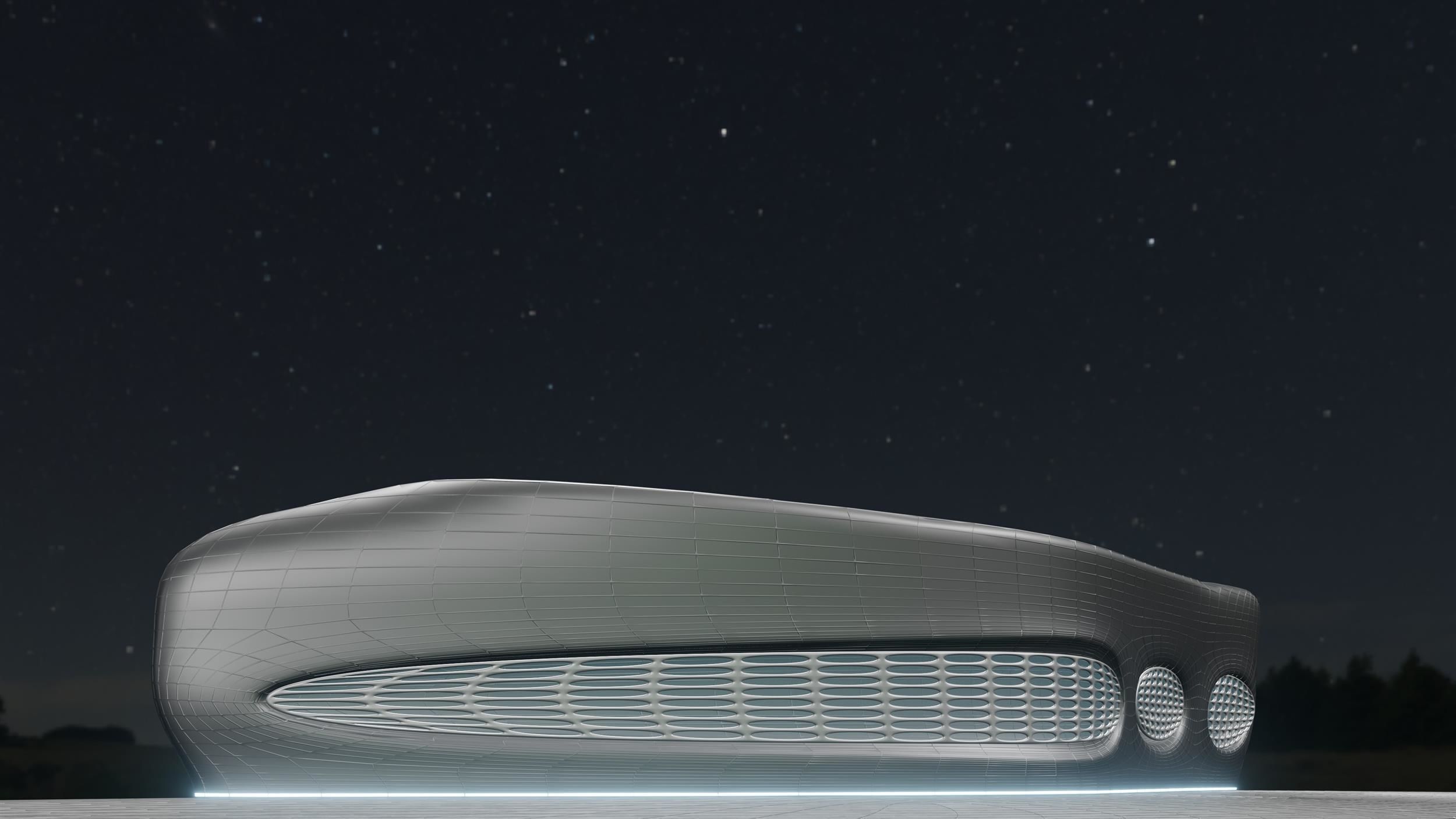 Sci-fi Building 3D model_4