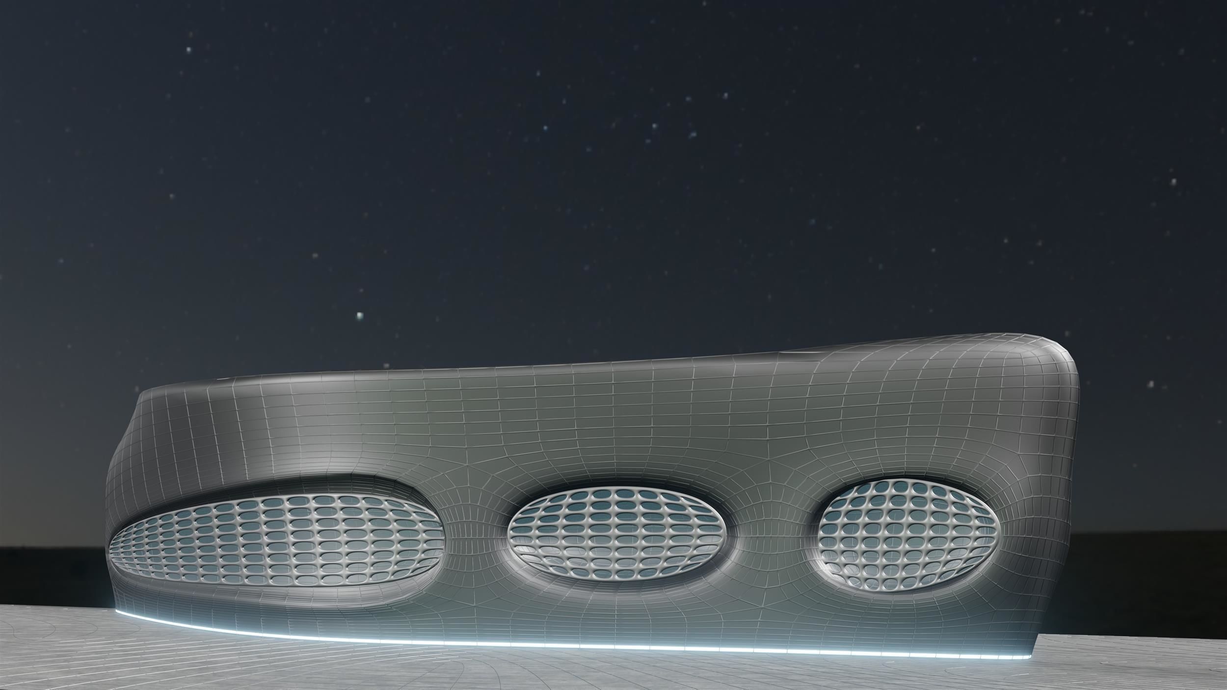 Sci-fi Building 3D model_5