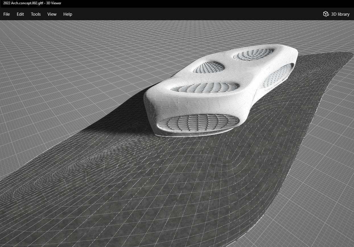 Sci-fi Building 3D model_16