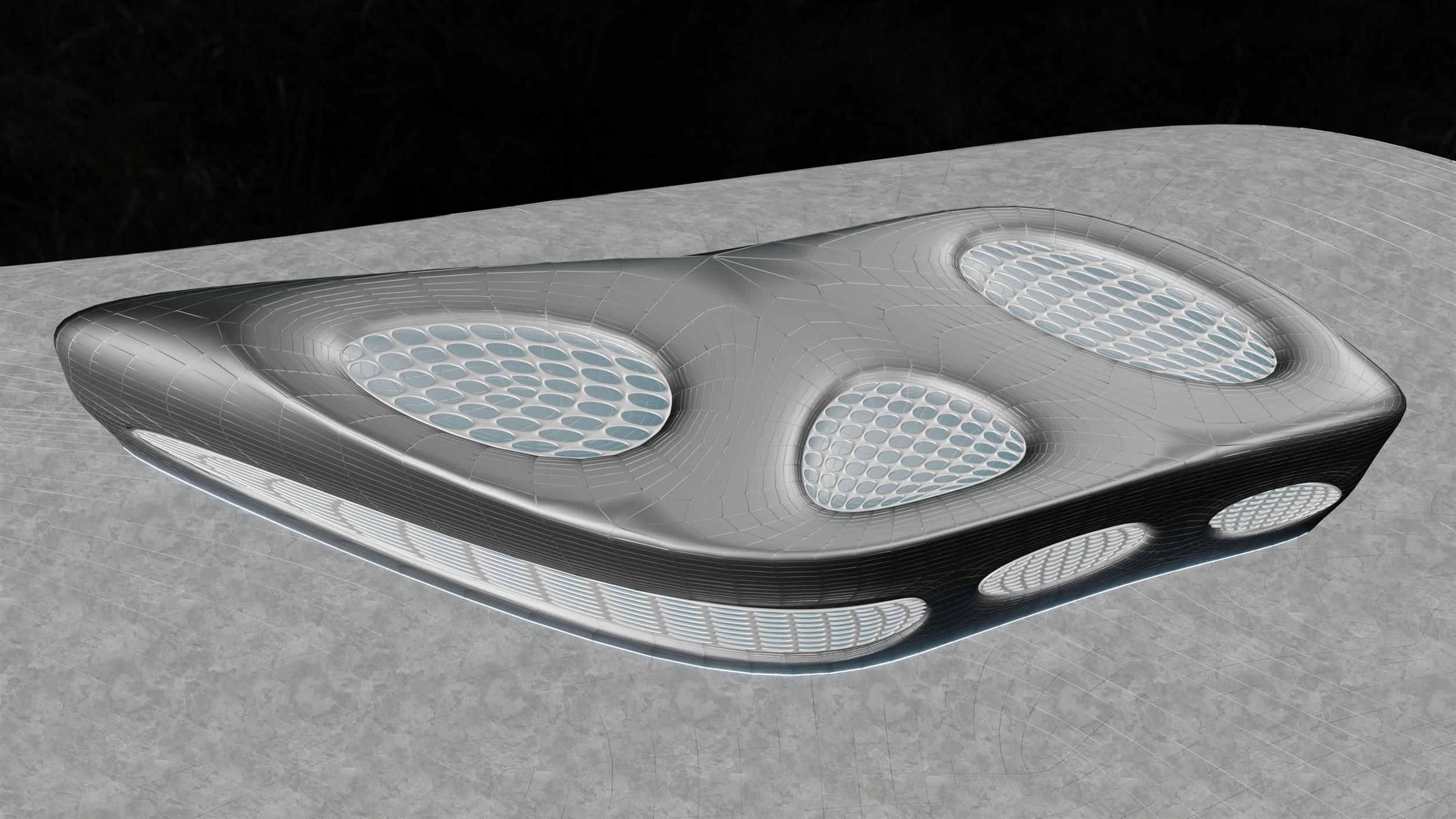 Sci-fi Building 3D model_9