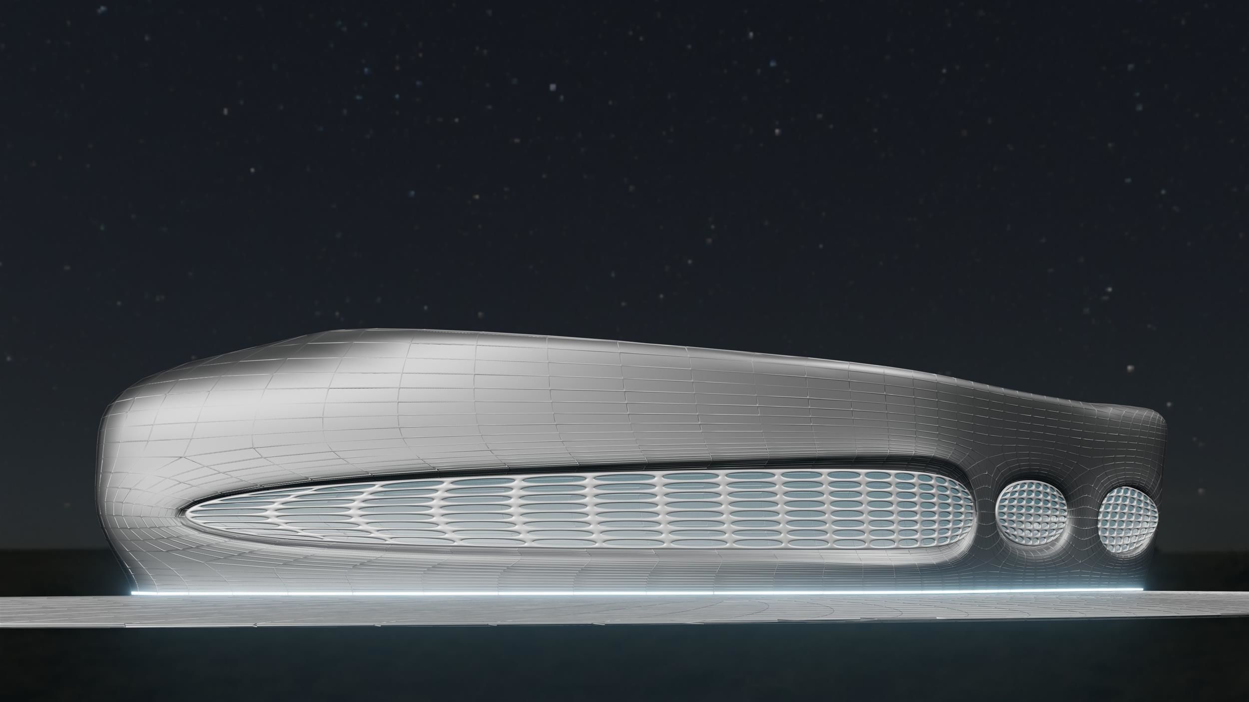 Sci-fi Building 3D model_6