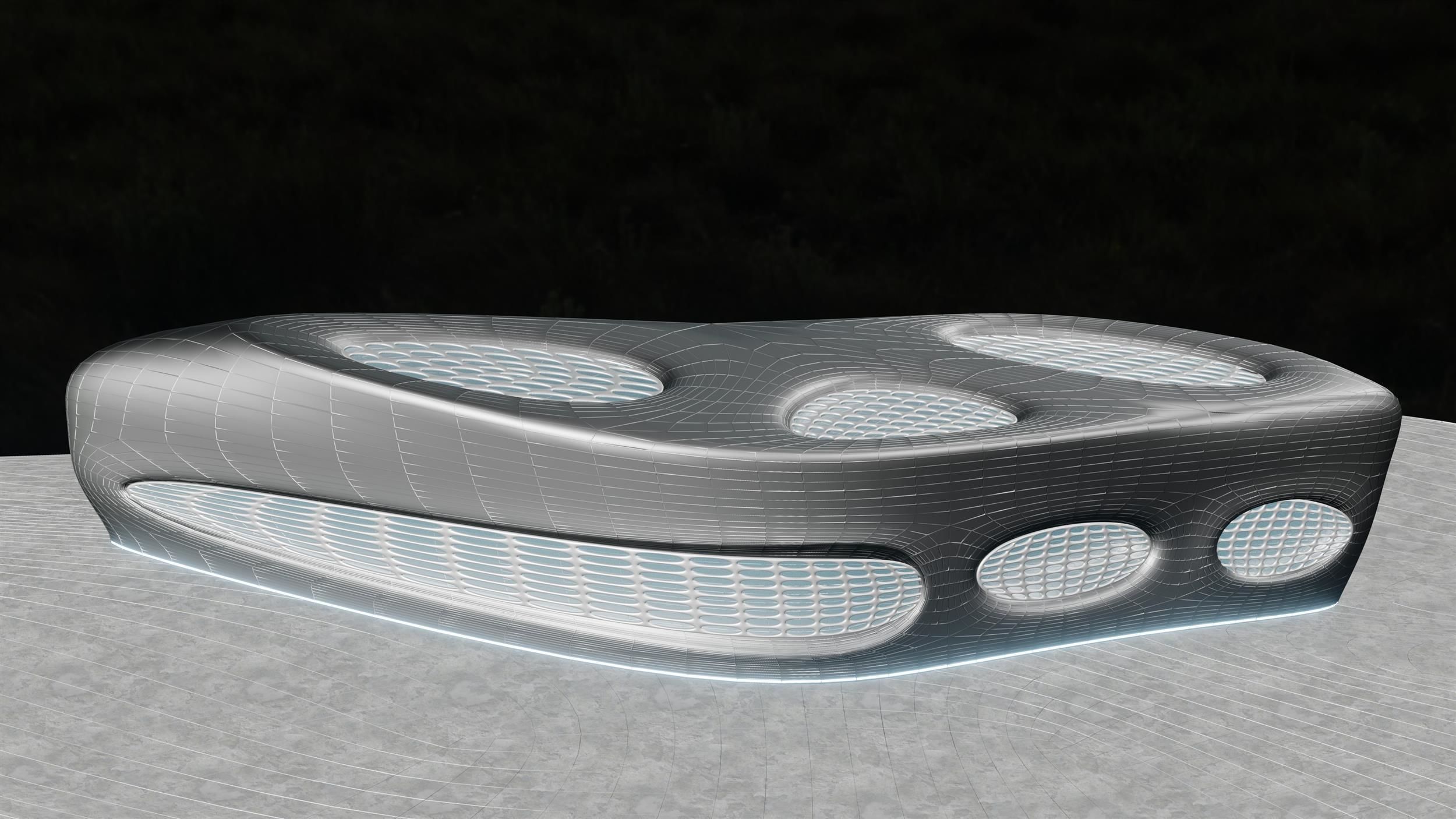 Sci-fi Building 3D model_7