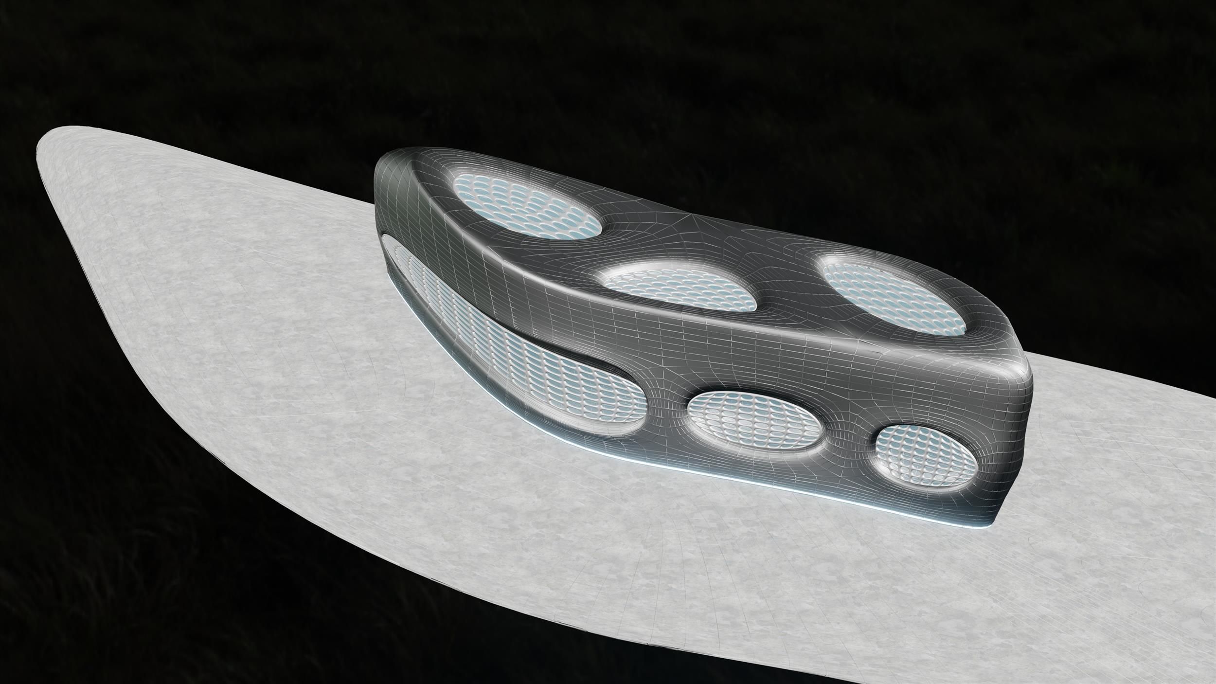 Sci-fi Building 3D model_10