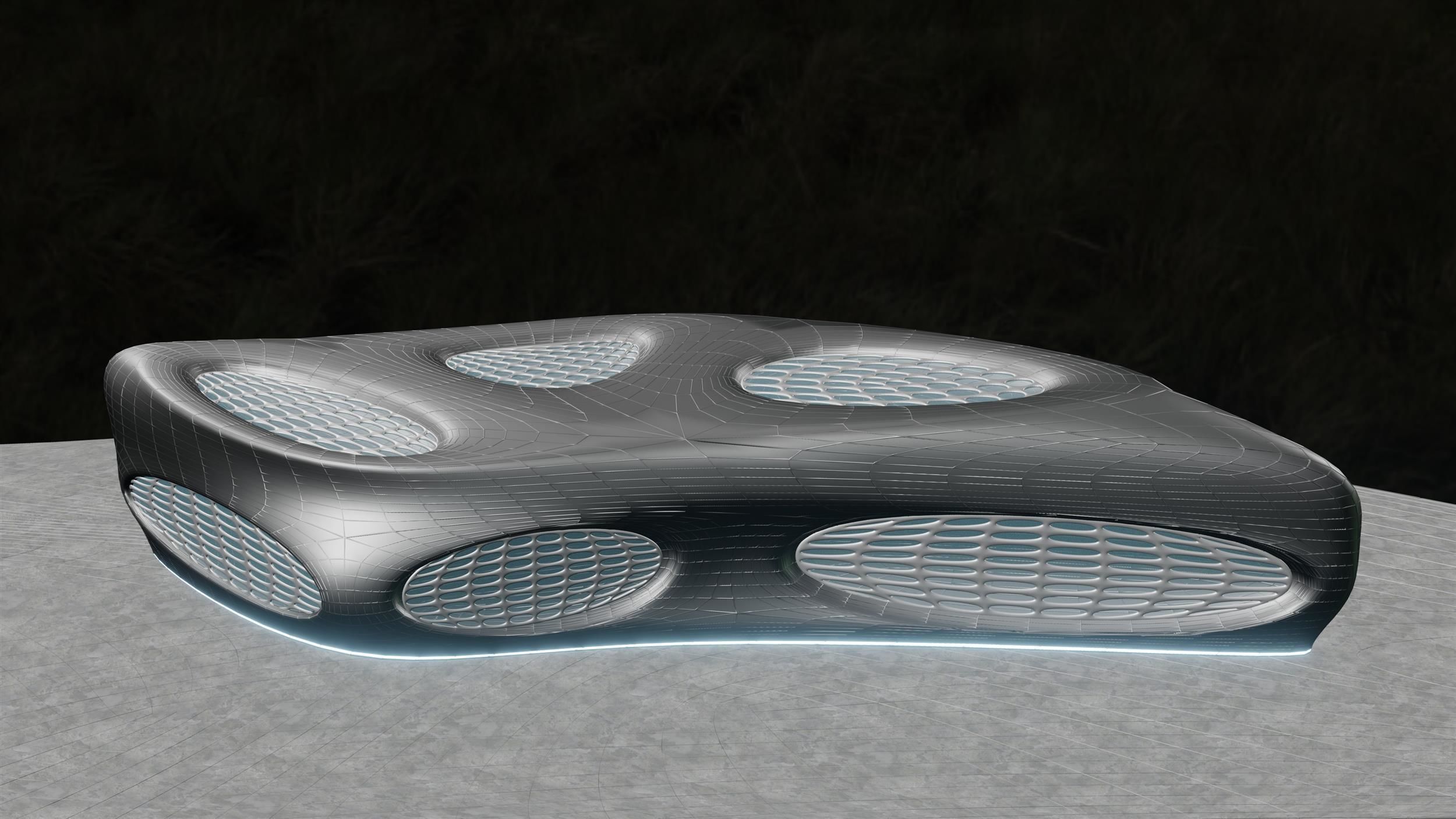 Sci-fi Building 3D model_8