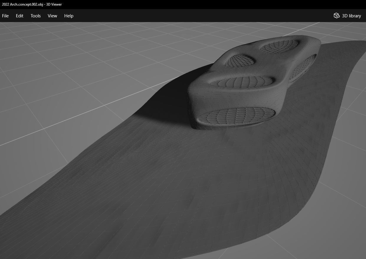 Sci-fi Building 3D model_15