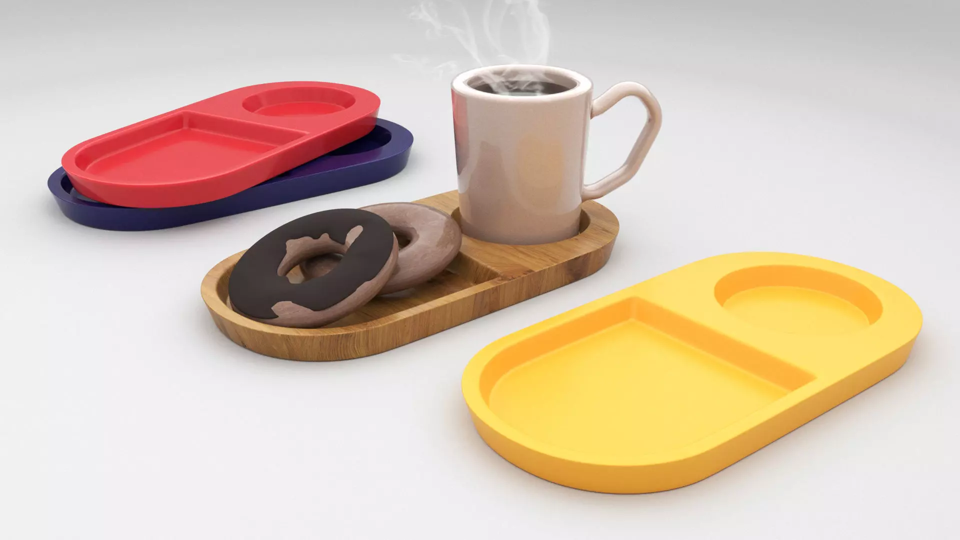 Breakfast Plate 01 3D print model