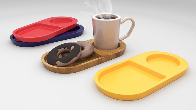 Breakfast Plate 01 3D print model